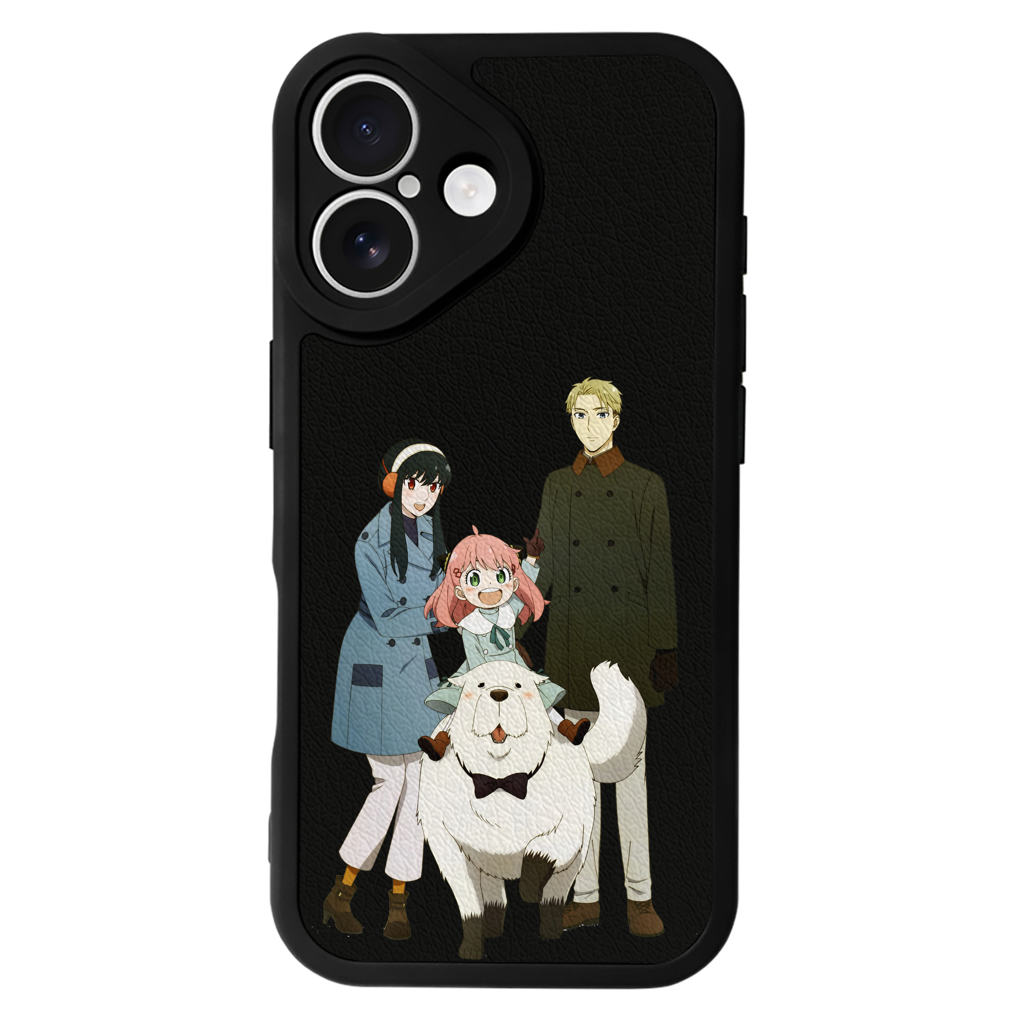 （画像用） SPY×FAMILY间谍家家酒 【iPhone 16シリーズ対応】シリコンスマホケース（レザー調） 材質：シリコン